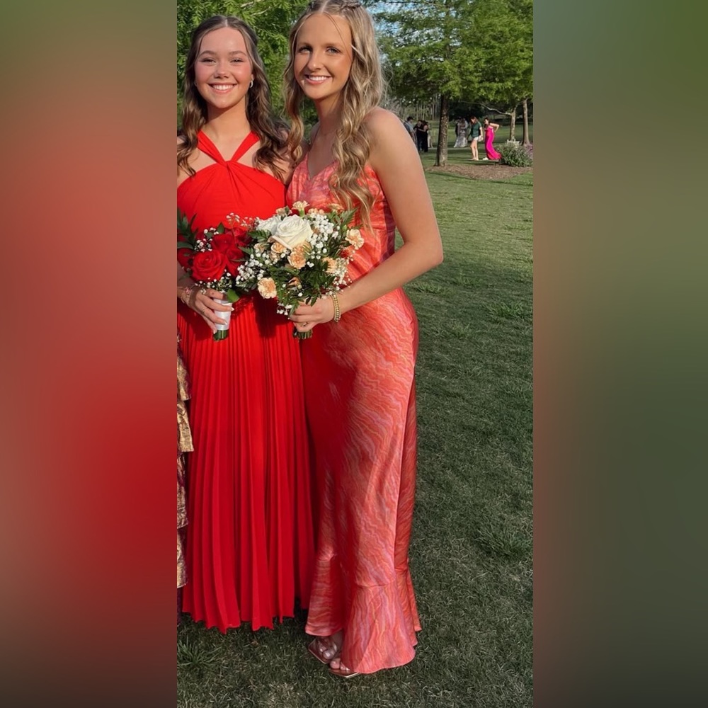 SALONI Silk Long Dress